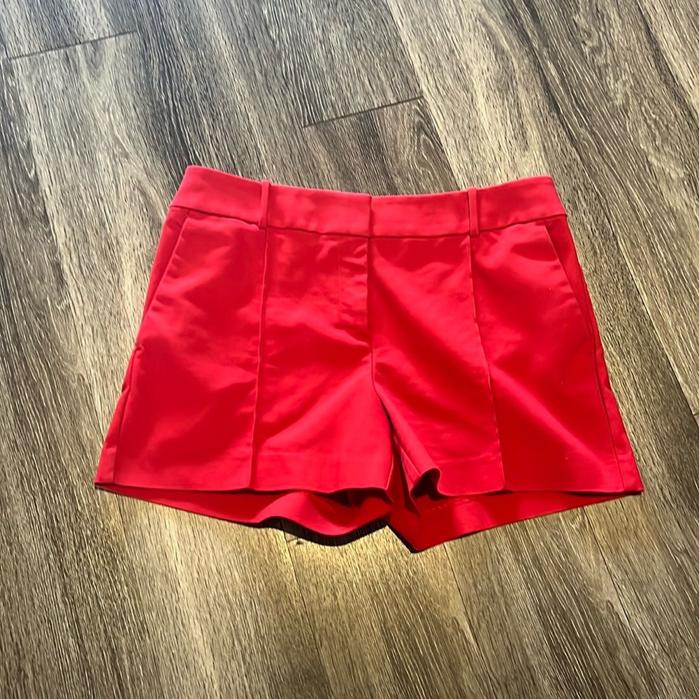 LOFT red Rivera shorts, 10